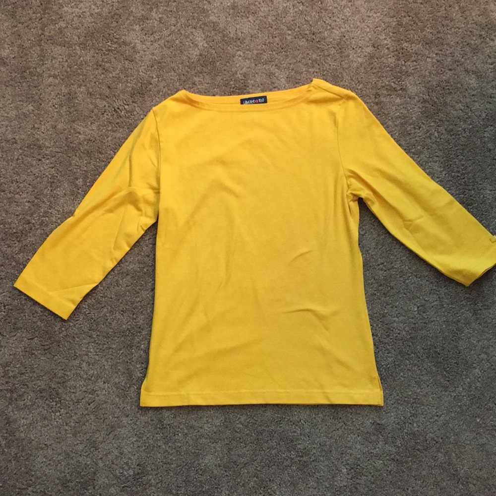 Limited too yellow top